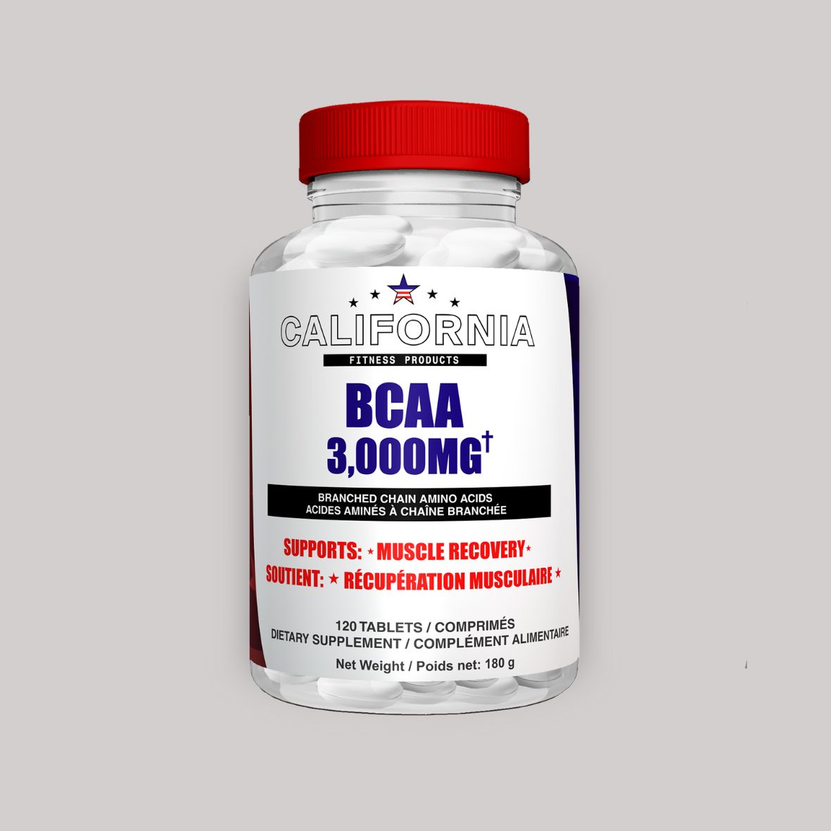 Bcaa 3000 gris 10 × 10 cm