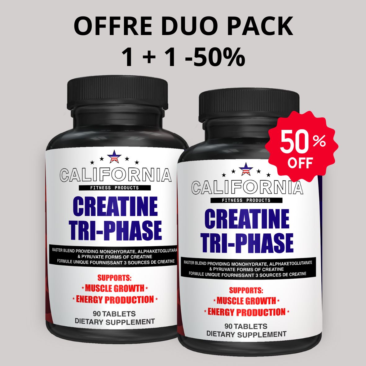 Creatine Tri Phase DUO 10 × 10 cm