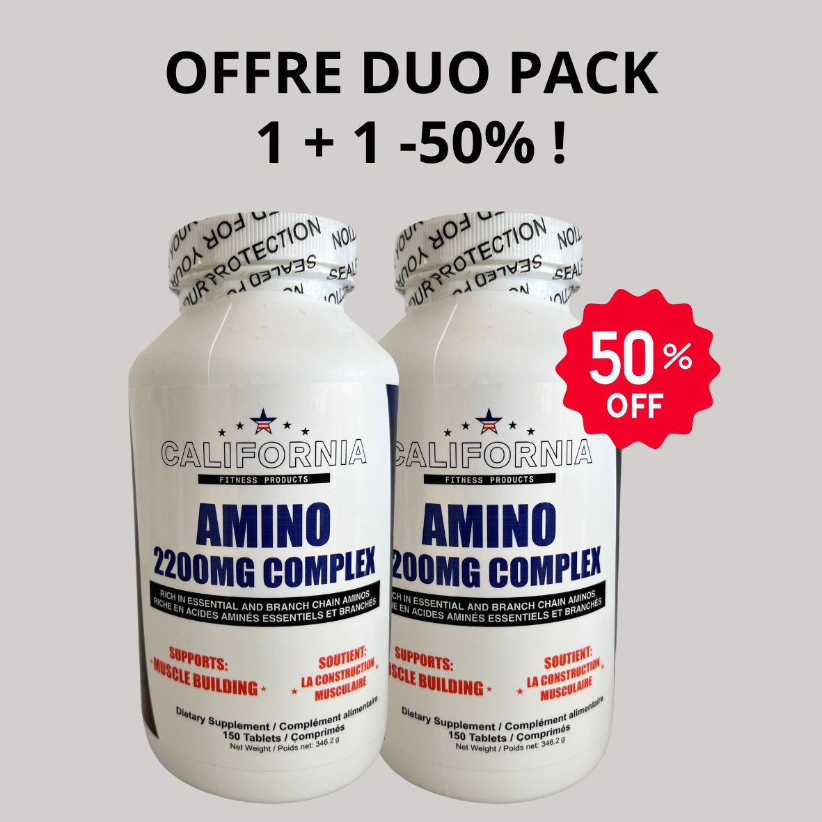 Amino 2200mg DUO gris 10 × 10 cm 1