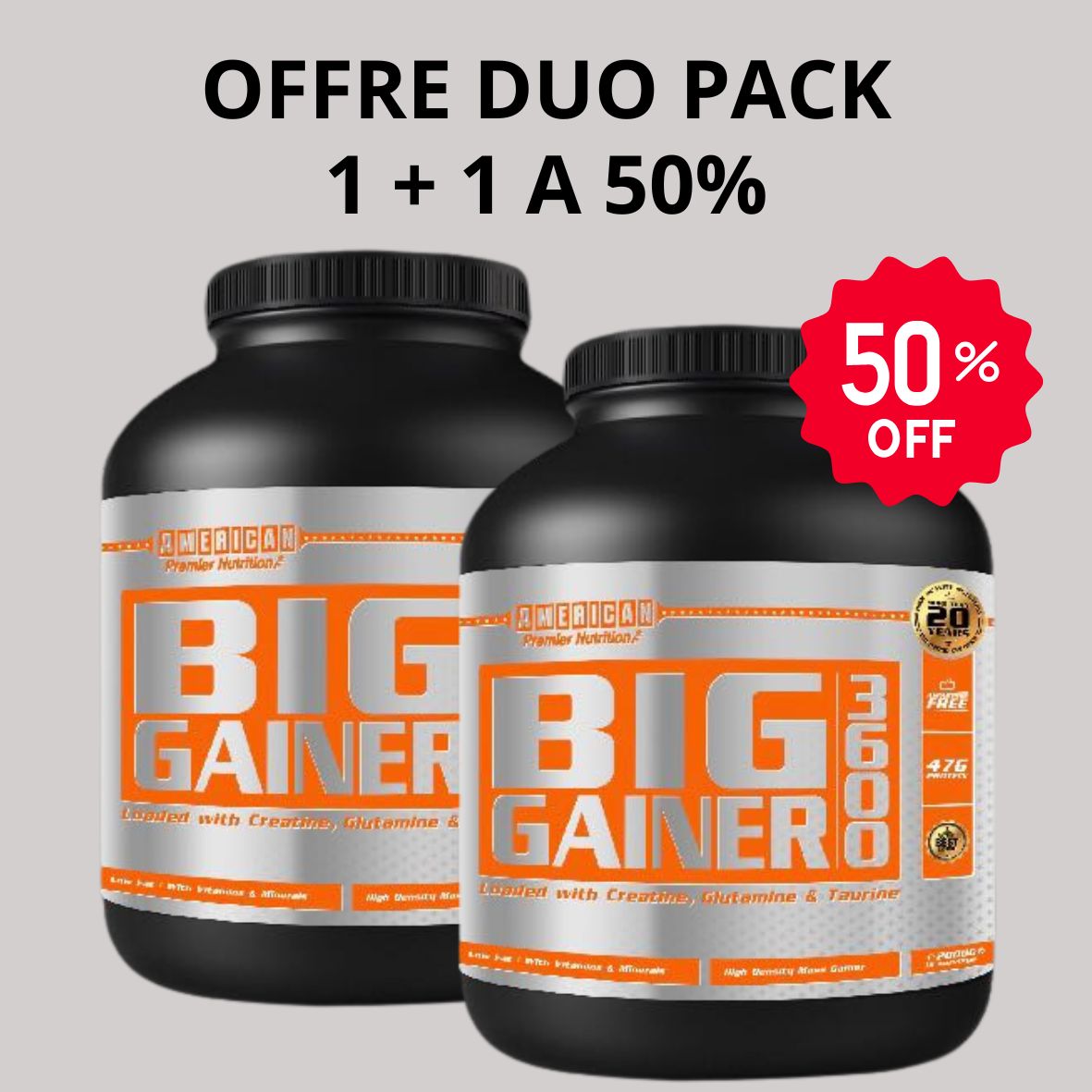Big Gainer Duo Pack (10x10cm)