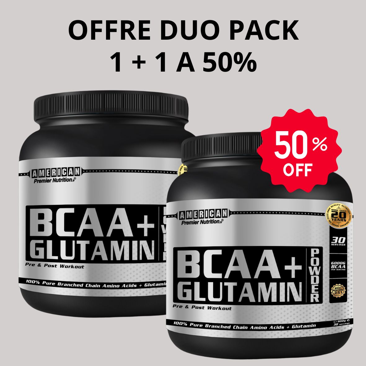 bcaa + GLUTAMINE APN DUO (10x10cm)