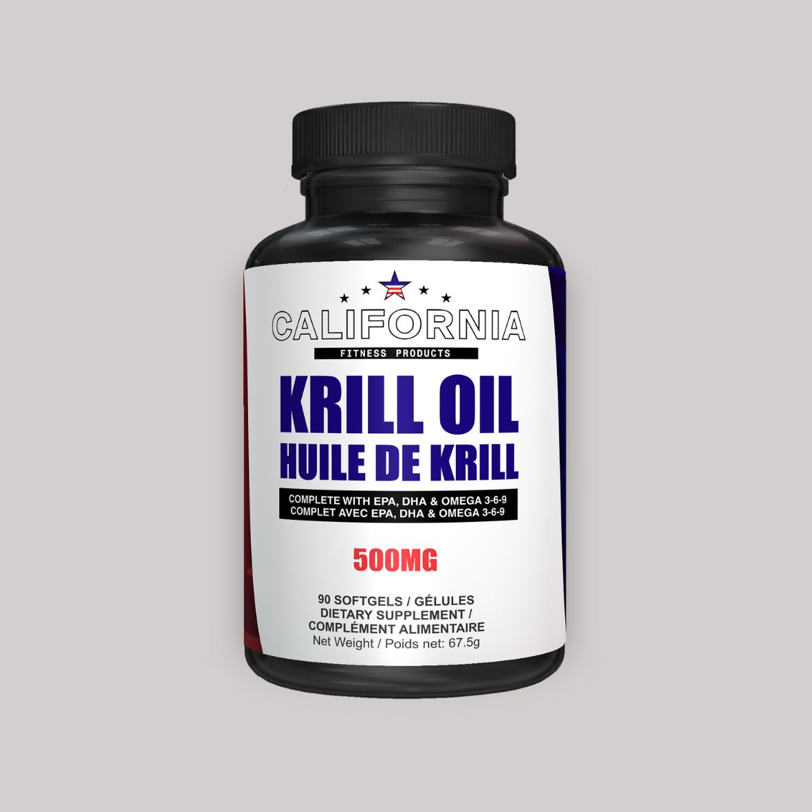 Krill Oil gris 10 × 10 cm